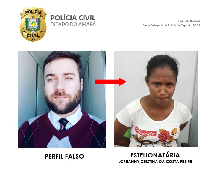 POLÍCIA CIVIL PRENDE ESTELIONATÁRIA EM FLAGRANTE 